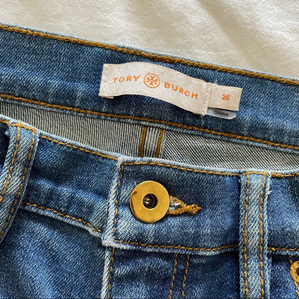 Tory Burch Connor Fringe Jeans - Picture 5 of 10